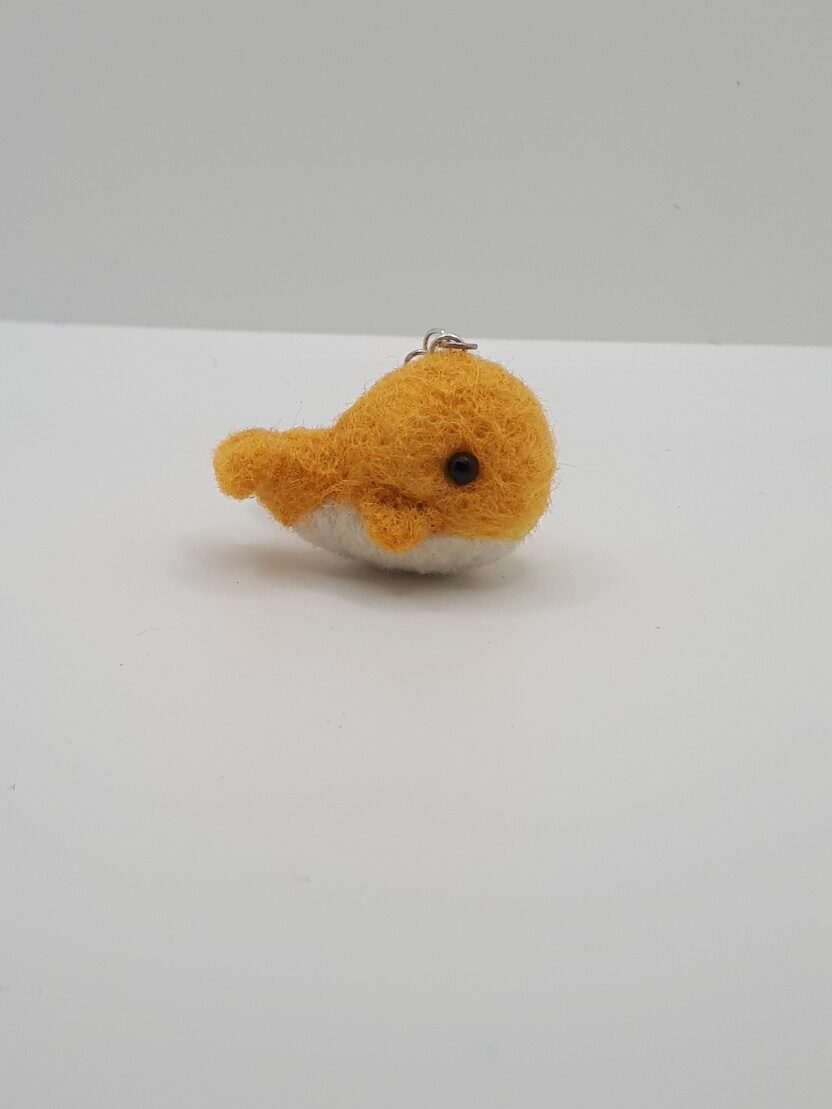Orange Whale Keychain - Image 6