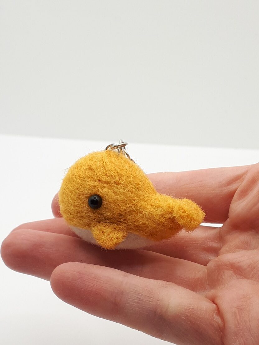 Orange Whale Keychain - Image 3