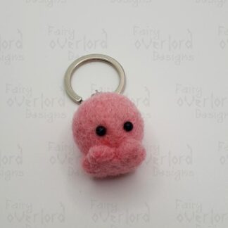 Baby Octopus Keychain (Pink)