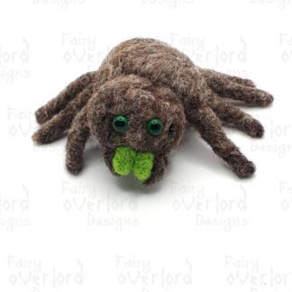 Gray Spider Green Eyes