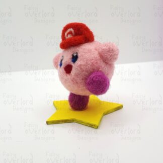 Pink Video Game Guy in a Red Hat (Star Version)